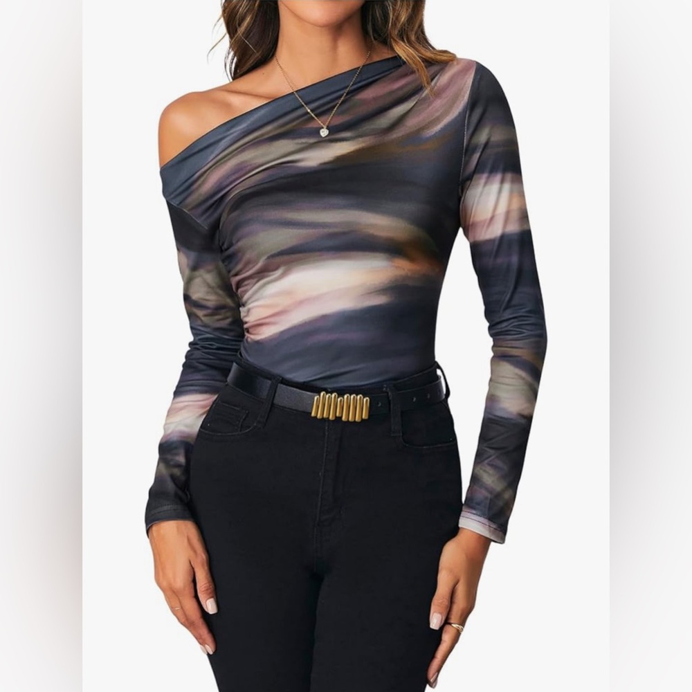 Elegant Multicolor Women's Top NWOT